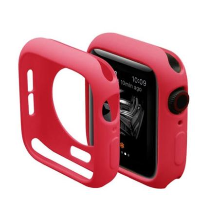 Skyddsskal i Silikon - iWatch 1/2/3 Röd 42mm