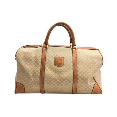 Celine Vintage, Pre-owned 45 PVC Keepall bag Beige, unisex, Maat:ONE Size