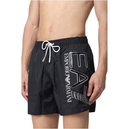 Emporio Armani Ea7, Short de Bain Zwart, Heren, Maat:L