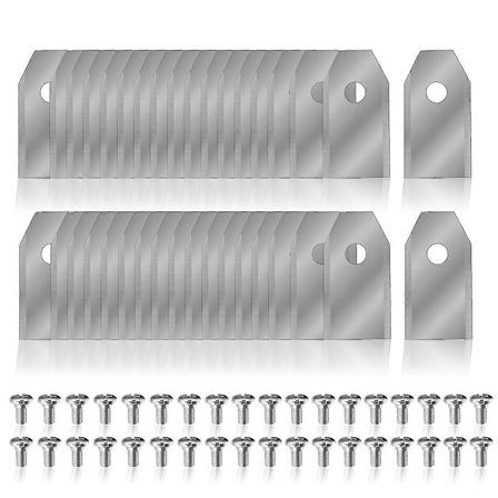 36 st Ersättningsblad för Navimow I105N/I108N/I110N/ H500N/H800N/H1500N/H3000N Robotgräsklippare med Skruvar,B