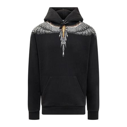 Marcelo Burlon Hoodies Sort, Herre, Størrelse: XL