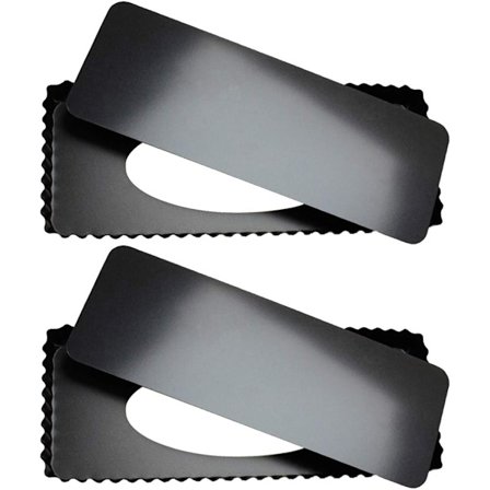 Pakke med 2 rektangulære tærteforme med løftebund, slip-let quicheform, tærteform, tærteform, 36x15x3cm