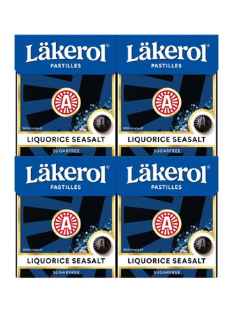Läkerol SeaSalt 4-pack 0.1kg