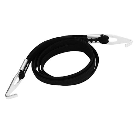 DUUTI Bagasjestropp Elastiske Strammebelter med Kroker Sykler Tau Utendørs Henging (Svart)