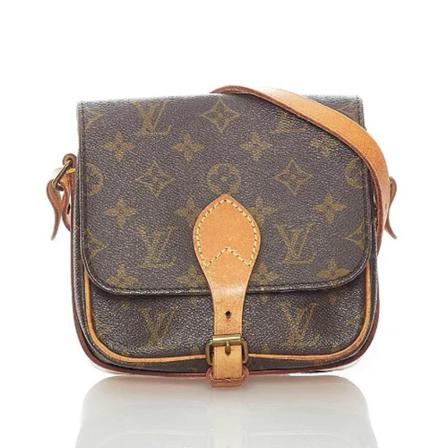 Louis Vuitton Vintage Brown Louis Vuitton Cartouchiere , Bruin , Dames , Maat: ONE Size Vintage Tassen