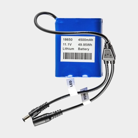 Batterie lithium rechargeable pour caméra sous-marine iFish X-7B