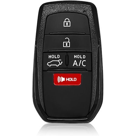 Erstatning for 2023 Smart Proximity Toyota bZ4X Nøgle Fob Fjernbetjening HYQ14FBX 315MHz 5 Knapper