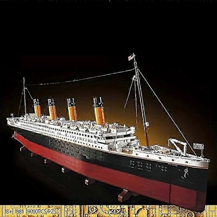 Uusi 9090 kpl Elokuva Suuri Risteilyalus Höyrylaiva Rms Risteilyalus Rakennuspalikat Tiilet Lelut-bbcs