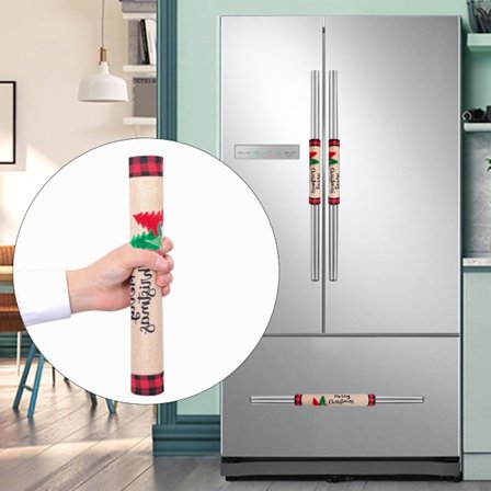 3 st Julskydd för Mikrovågsugnsdörrhandtag, Kylskåp