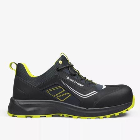 Solid Gear Adapt Low Sikkerhedssko S3L, ESD, sort/gul 48, Sko