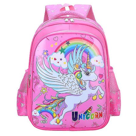 Børns Pige Enhjørning Rygsæk Børnehave Elev Skole Taske Rygsæk