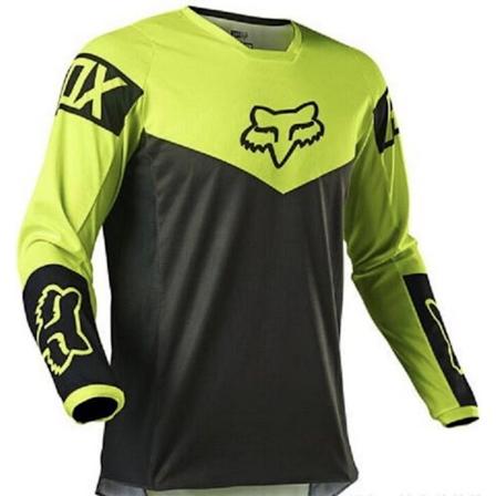 Herr Retro Cyklingströja Mountainbike MTB Racing Toppar Långärmad Sporttröja E XL