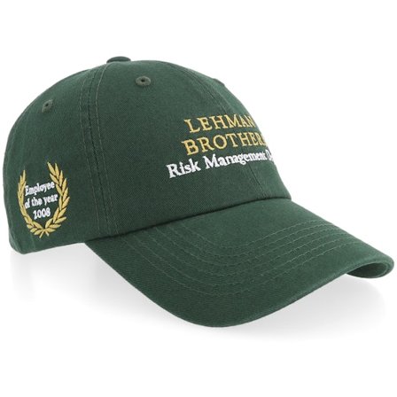 Iconic - Risk Management Department Dark Green Dad Cap Unconstructed Green Cap - @ Hatstore