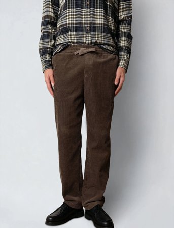 Fat Moose Owen Corduroy Pants - Brown - L x 32