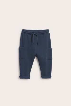 Kappahl | Våfflade byxor Blå 86 | Blå