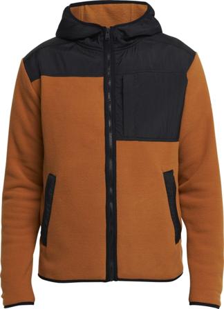 Tenson Block Zip Hoodie M Men long-sleeved sweaters Orange XXL