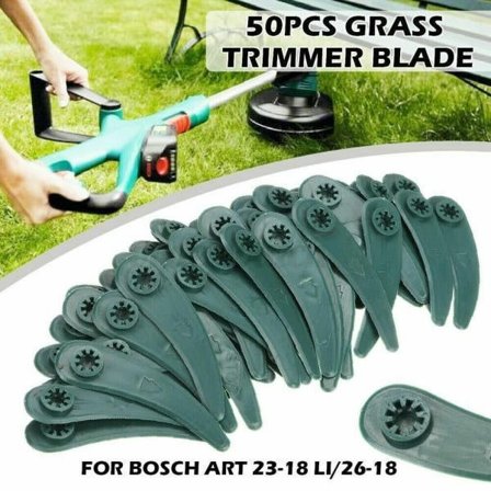 50 stk plastgressklipperblader for Bosch gressklippere