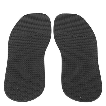 Halkfria skor i läder med slitstark gummisula (svart)