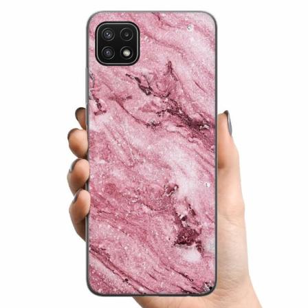 Samsung Galaxy A22 5g Tpu Mobilskal Glitter Marble