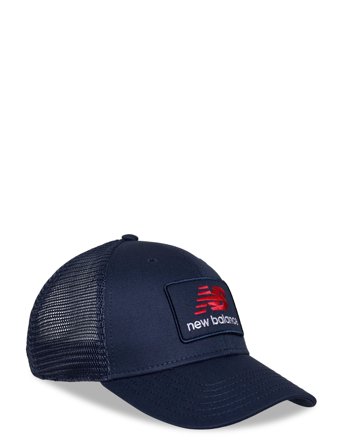 New Balance Stacked Patch Logo Trucker - Navy - ONE SIZE