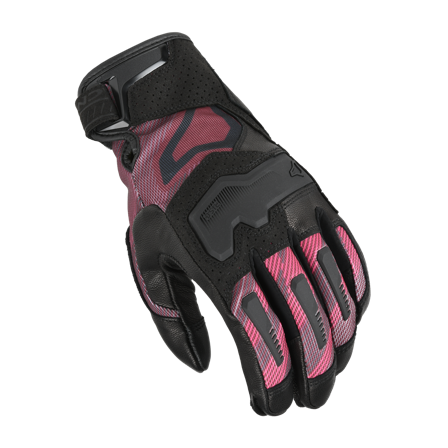 Guanti Moto Macna Haros 2.0 Donna Nero/Rosso S