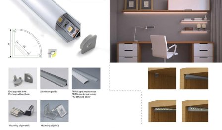 SYNERGY 21 LED U-Profil 200cm, ALU006 weiss