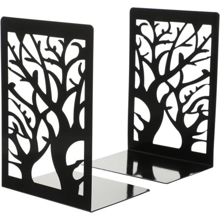 Skridsikre Bogstøtter Jern Træformede Bogorganisatorer Bogreol Sød Bogstøtte Kunst til Studie Børneværelse Klasseværelse Kontorartikler 1 Par - 