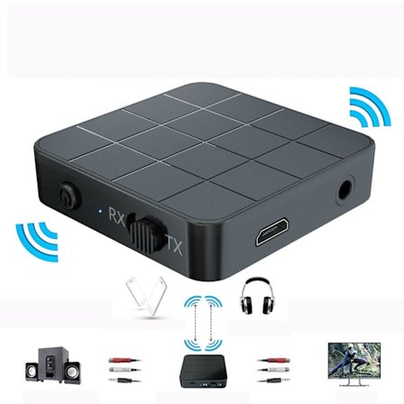 Trådløs Bluetooth Audio Transmitter Receiver Adapter