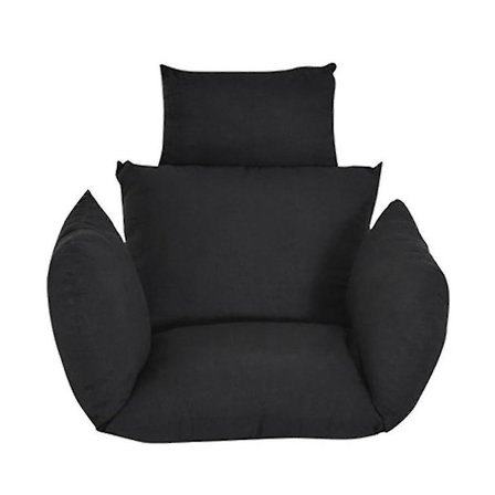 2024 Hjemme Solid Farge Sving Eggstol Pute Matte Utendørs Patio Hengende Sete Pute