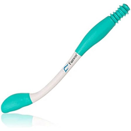 Bottom Buddy - WC-apuväline liikuntarajoitteisille, pitkävartinen mukavuuspyyhin, pidentää ulottuvuuttasi yli 15 otteen, WC-paperille tai 