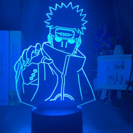 IC 3D-nattlampor Naruto Team Uzumaki Naruto LED-nattlampa