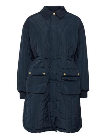 Nucolombia Long Jacket Vattert Jakke Blå Nümph