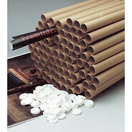 BOXON Poströr 50x740mm brun - Lyreco - Emballage och lagerutrustning - Lådor och well - Papptuber