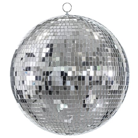 Hängande Discokula Silver 40 cm