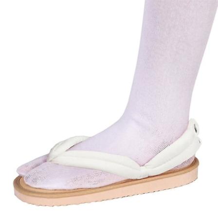 Anime Demon Slayer Cosplay Skor Kimetsu No Yaiba Kamado Clogs S 36 37 White