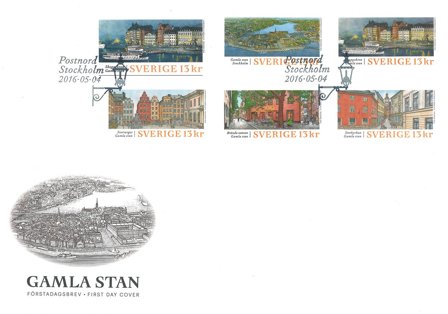 Sverige - Gamla Stan Stockholm - Førstedagskuvert