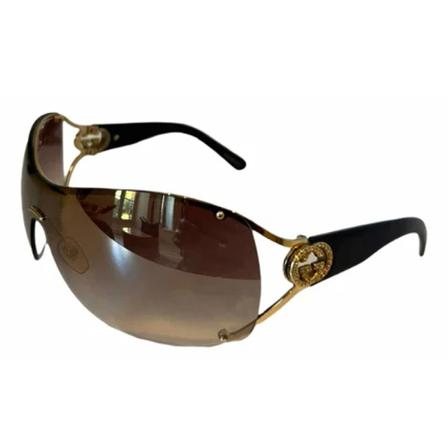 Gucci Vintage, Pre-owned Sunglasses Bruin, Dames, Maat:ONE Size