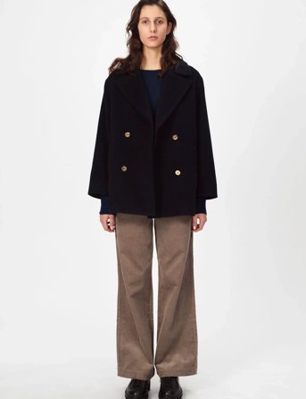 nué notes Belfast Coat - Navy - 42