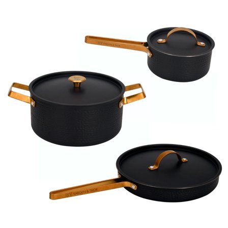 Vargen & Thor ARVET.1 gryt- & stekset 3 delar | Matlagning > Kokkärl & Stekpannor > Grytor | Bagaren och Kocken