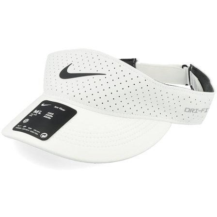 Nike - Svart visor Caps - Ace Sab White Visor @ Hatstore