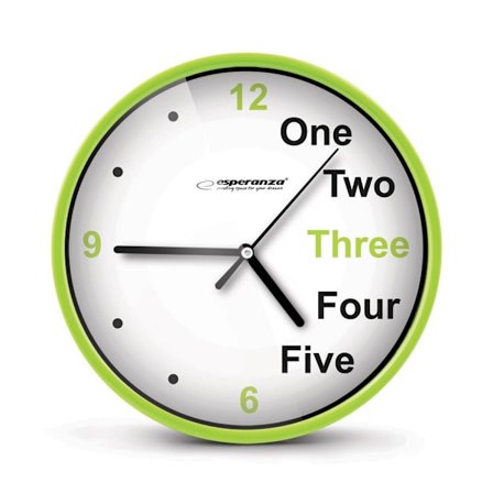 Esperanza Väggklocka Prag grön