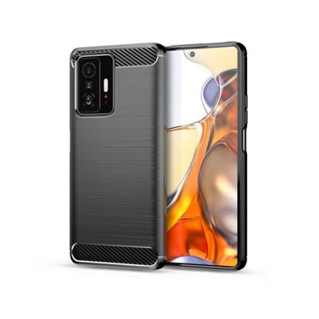 Xiaomi 11t / 11t Pro • Mobilskal • Brushed Metal • Svart