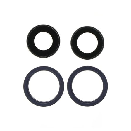 iPhone 13 Mini/13 Kameralins med Ram - Svart