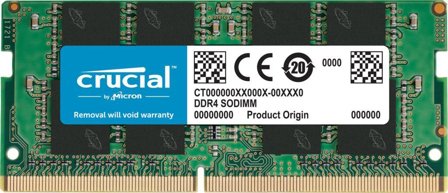 Crucial 16GB 260-PIN SODIMM DDR4 PC4-25600 NON-ECC MEM