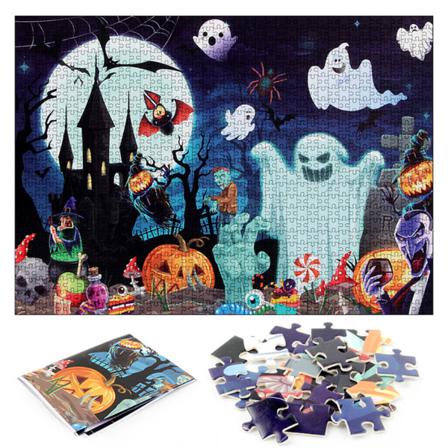 1000 St Halloween Pussel För Vuxna Och Barn