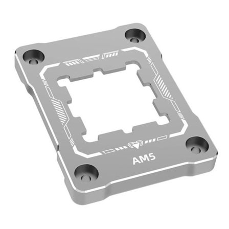 BC-AM5 CPU Kontaktram CPU Bøyingskorrigering Anti-bøy Spenne Slitesterkt Metallspenne for Ryggsekksikkerhetsskydd Sølv