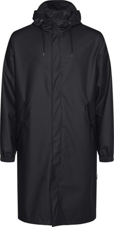 Rains Fishtail Parka Unisex rain jackets Black XL
