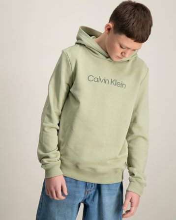 Calvin Klein INST. LOGO REG. TERRY HOODIE Groen Hoodies Jongens - Kids Brand Store