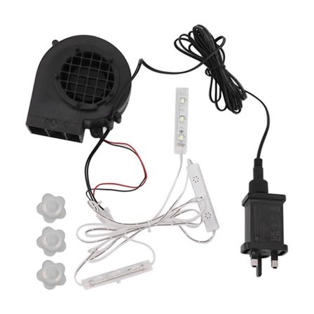 Oppustelige Luftblæser Juleoppustelig Blæserpumpe med 3 Hvide LED-pæresæt til Udendørs Juledekorationer 220-240V