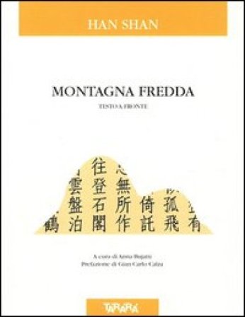 Montagna fredda. Testo cinese a fronte Han Shan